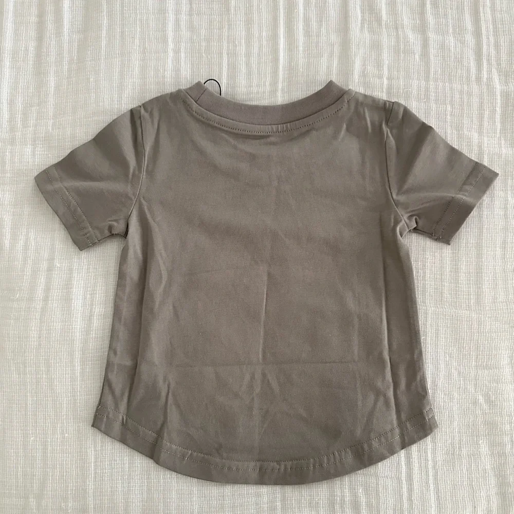 Kids Palm Tree Graphic Tee - Gray